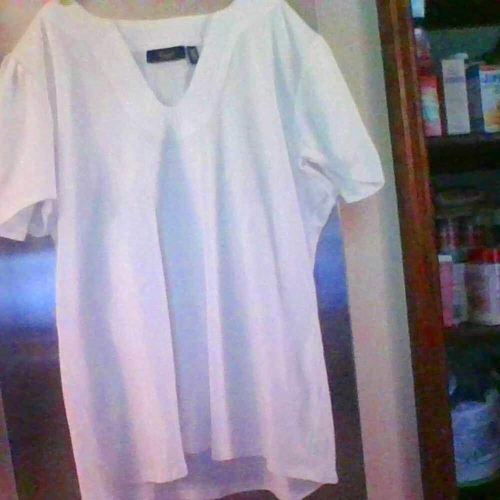 nice dress shirt with cute U shaped neck design